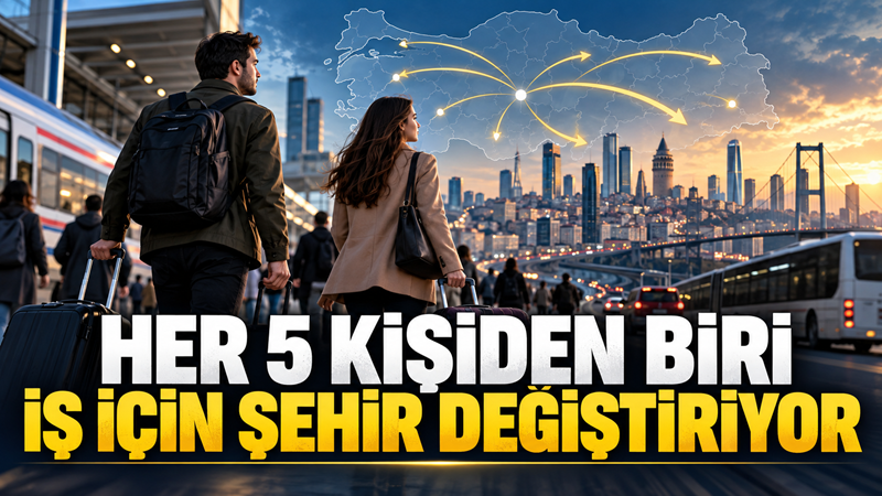 Türkiye’de 2025 yılında iller arasında göç eden 2 milyon 475
