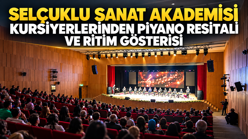 Konya'da Selçuklu Belediyesi bünyesinde faaliyet gösteren Selçuklu Sanat Akademisi, Piyano