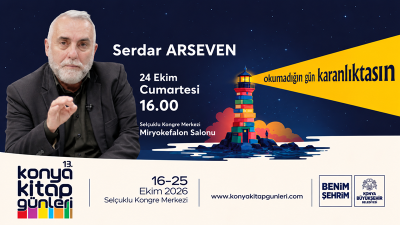 Konya Büyükşehir Belediyesi tarafından düzenlenen 13. Konya Kitap Günleri, gazeteci-yazar