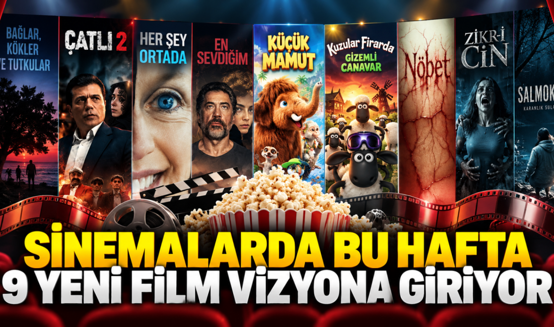 Türkiye genelinde sinema salonları, 30 Ekim 2026 Cuma günü dokuz