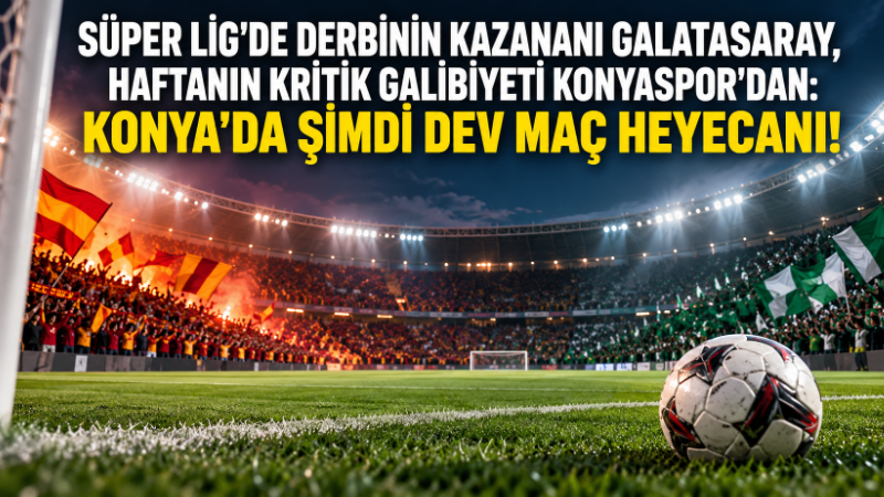 Trendyol Süper Lig'in 9. haftasında Galatasaray, Fenerbahçe'yi 2-1 mağlup ederek