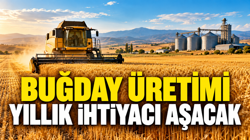 Türkiye’de 2026 yılı buğday üretiminin 24,8 milyon tona ulaşması bekleniyor.