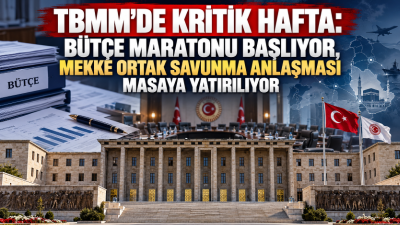 Türkiye Büyük Millet Meclisi'nde (TBMM) yeni haftanın gündemini ekonomi, kamu
