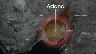 Adana’nın Saimbeyli ilçesinde 4,8 ve 4,9, Osmaniye’nin Sumbas ilçesinde ise
