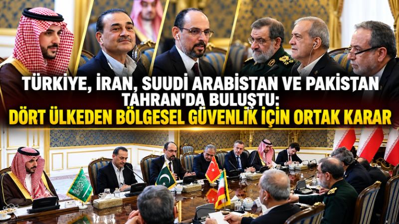 Türkiye, İran, Suudi Arabistan ve Pakistan'ın üst düzey temsilcileri, bölgesel