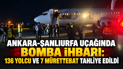 Ankara’dan Şanlıurfa’ya sefer yapan AJet’e ait yolcu uçağında patlayıcı madde