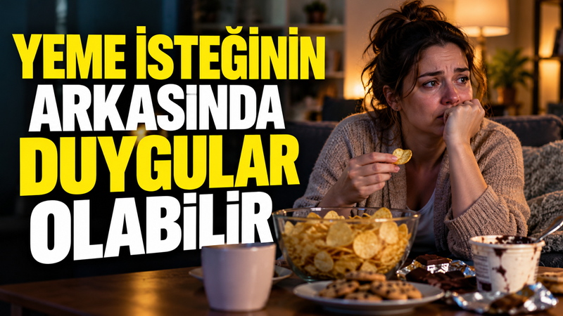 Kişi tok olsa bile stres, kaygı, öfke, üzüntü veya yalnızlık