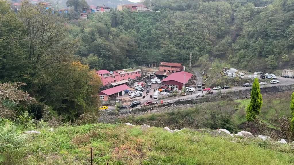 Zonguldak'ın Kilimli ilçesine bağlı Gelik beldesinde özel bir kömür madeninde